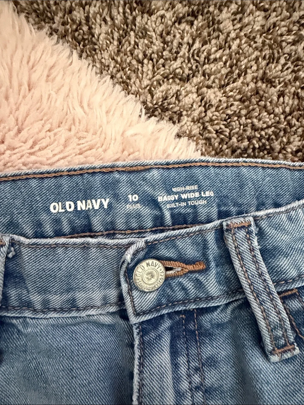 Girls old navy wide leg jeans